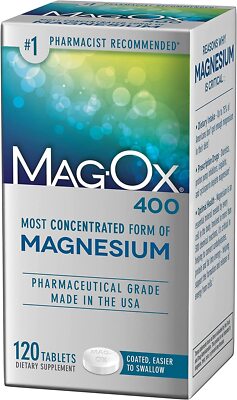 MagOx 400 Magnesium, 120 Tablets