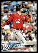 2018 Topps  Matt Wieters #424 Washington Nationals Baseball Card