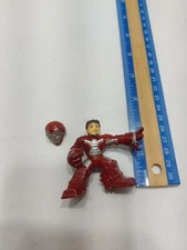 Super Hero Squad Ironman 2 Removable Helmet A41 Imaginext Size 2 Inch