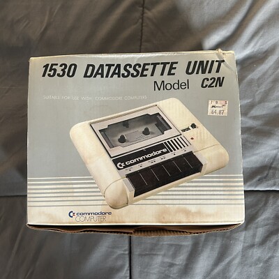 Vtg Commodore Computer C2N Datasette Unit Model 1530 Original Package Untested