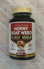 Horny Goat Weed Black Maca 1510 mg 90 Caps Exp 07/25