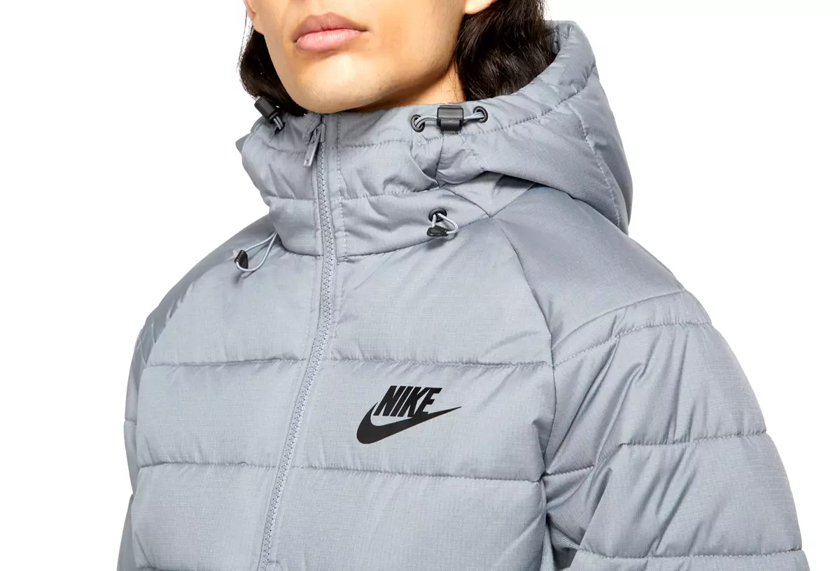 Nike padded down hooded jacket new arrivals