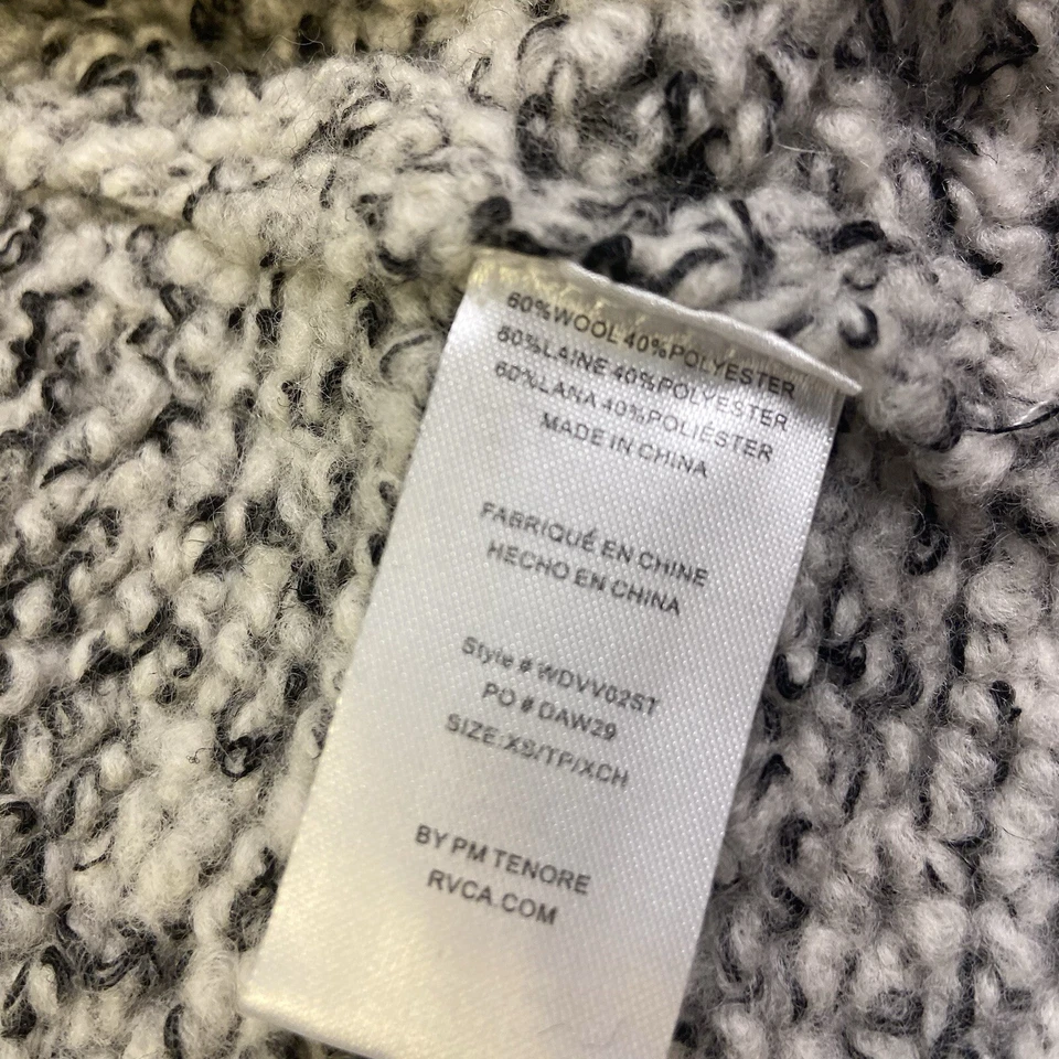RVCA Women’s Size XS Still Free Grey Cardigan Sweater - Image 2 of 4