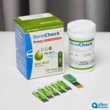 Benecheck PRIME Uric Acid Test Strips 25 Strips