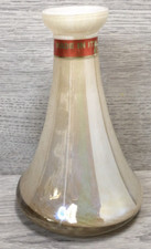 Murano lavorazione Iridescent bud Vase very pretty 6 inch tall labelled