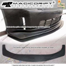 For 03-05 Nissan 350Z Front Bumper Lip Flat Chin Splitter Bottom Diffuser PU