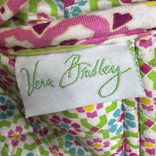 Vera Bradley Retired Capri Melon Quilted Crossbody Bag Tote Multicolor Paisley - Picture 9 of 10