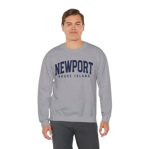 Newport Rhode Island RI Moving Trip Sweatshirt Geschenk Rundhals Pullover Shirt Herren - Bild 7 von 8