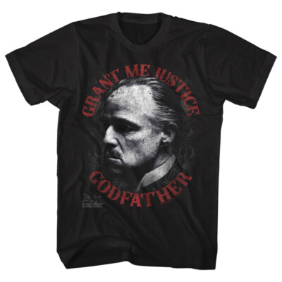 The Godfather Movie Don Corleone Bust Photo Grant Me Justice Men's T Shirt 