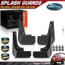 4x Front & Rear Mud Flaps Splash Guard Fender for Buick LaCrosse 2017 2018 2019