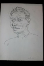 DDR Maler Professor Peuker Wolfgang Bleistift Zeichnung Original  Studien