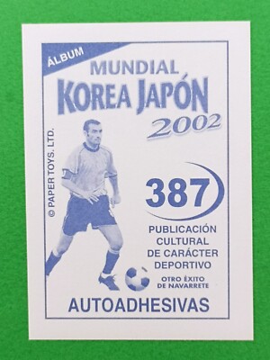 Superstars of World Cup 2002 写真集 2002 Navarrete Korea Japan World Cup FIFA Ax Sticker #387