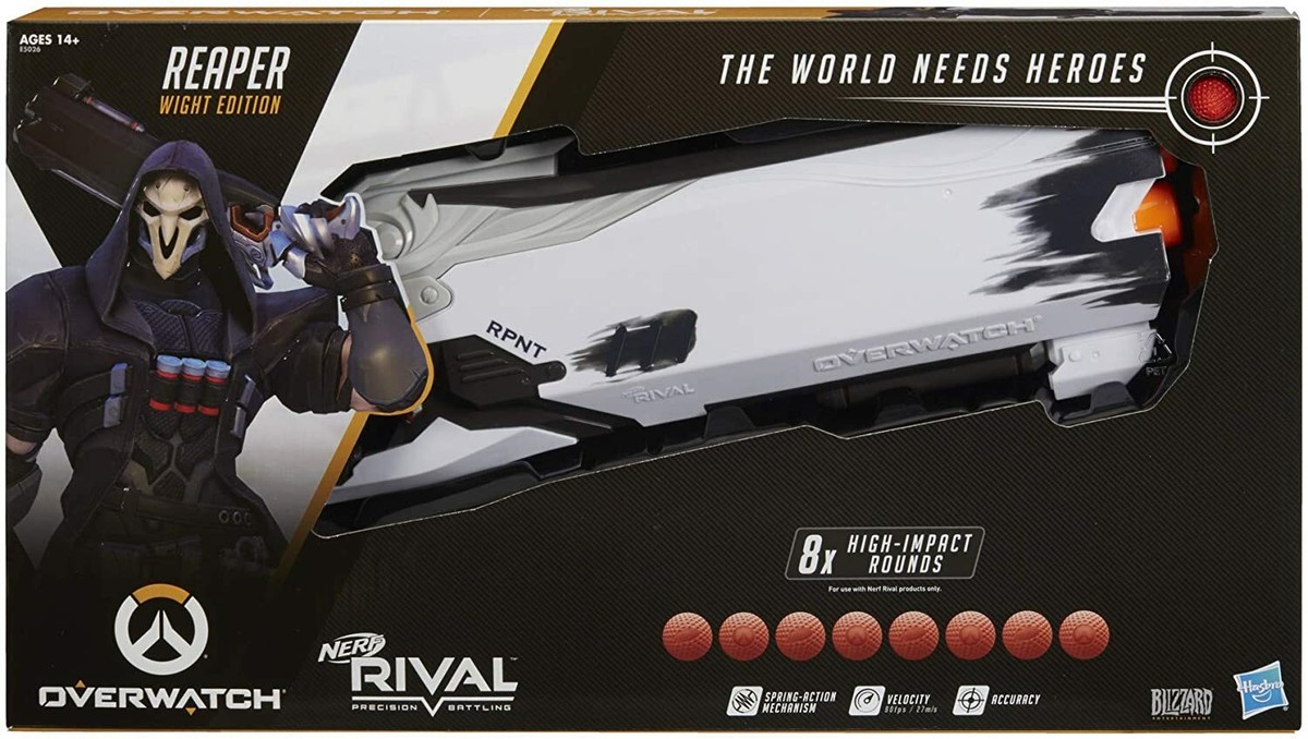 ナーフ ライバル リーパー Overwatch Reaper (Wight Edition) & 8 Overwatch Nerf Rival