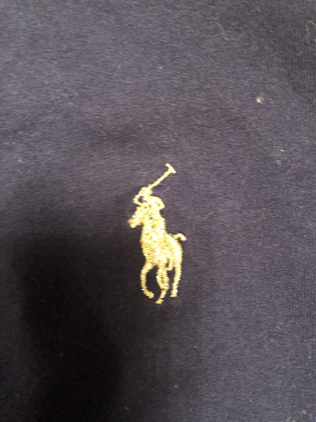 Polo Ralph Lauren vintage donna M blu navy oro pony giacca felpa zip