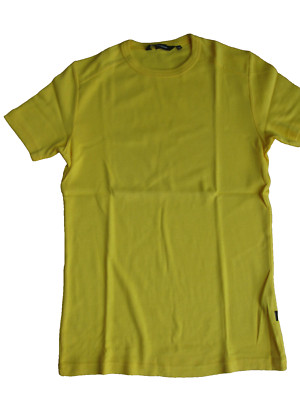 neuwertig! T-Shirt Herren muchmore Gr.  M gelb Feinripp wie neu