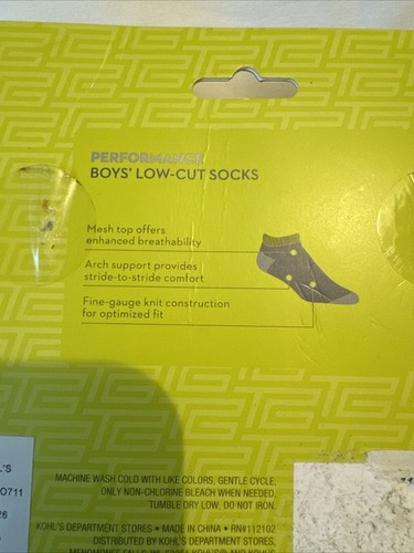 NWT 10 Pack Boys Tek Gear Low Cut Socks Size 7-8 1/2 Shoe Size 9-3 1/2 - Picture 3 of 3