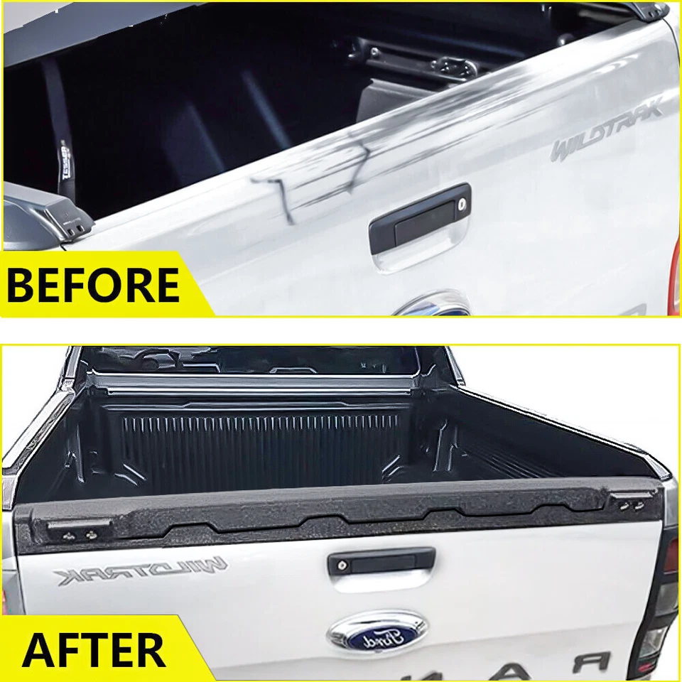 LED Tailgate Cover Protector Rail Cap Guard For Ford Ranger PX PX2 PX3 2012-2022 - image 4 of 4