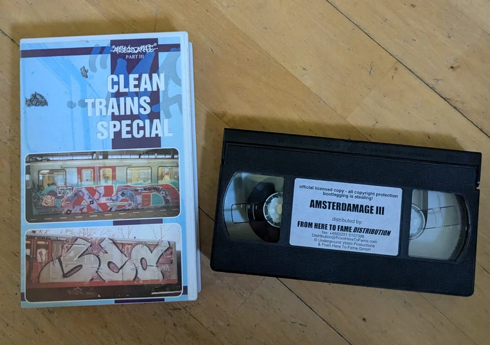 AMSTERDAMAGE III VHS (1997) Graffiti Netherlands RARE - Bild 3 von 3