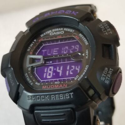 ⌚Rare Casio G-Shock Mudman G9000 in purple collector's watch | eBay