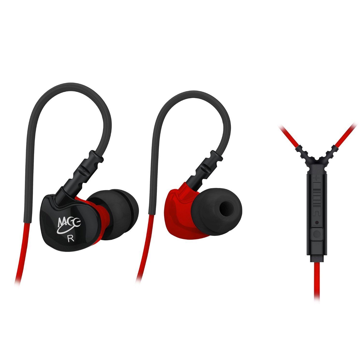 MEE audio Sport-Fi S6P Memory Wire In-Ear Headphones with Mi