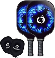 niupipo Pickleball Paddles Set of 2 USAPA Approved Racquets Covers Lt Weights