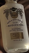 NEW BATH  BODY WORKS BRIDGERTON DIAMOND OF THE SEASON BODY WASH-10 FL OZ