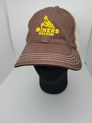 Miners Saloon Hat Trucker Snap Back