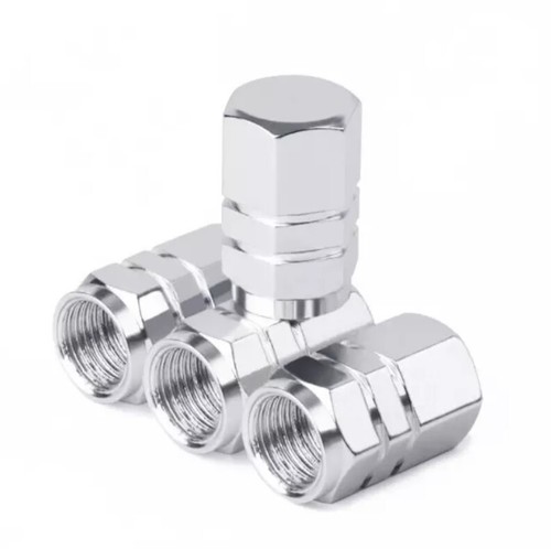 CAR VAN & TRUCK TYRE VALVE STEM ALUMINUM DUST & LEAKAGE PROCTECTION CAP METAL - Picture 16 of 16