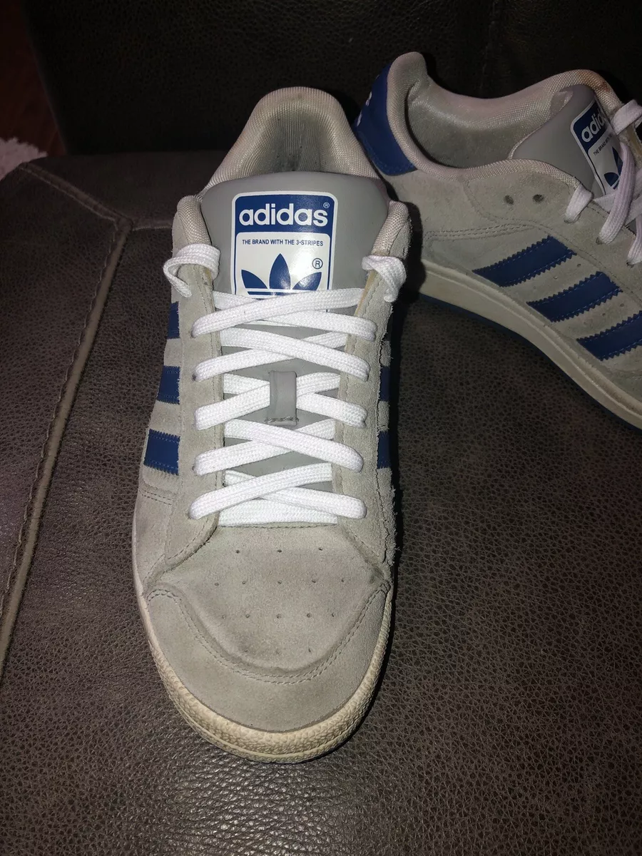 Gray and blue adidas sale