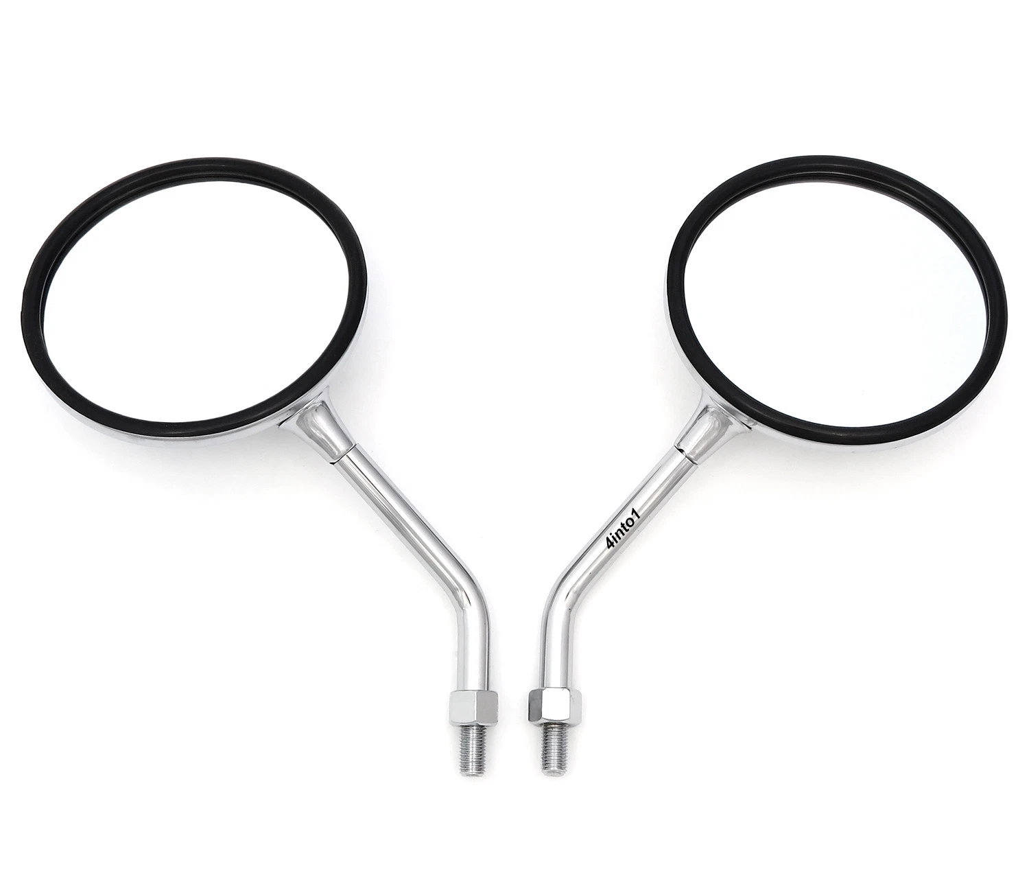 Set of 2 Chrome Motorcycle Mirrors - Honda CX/GL500 CB650C CB750C/900C GL1100