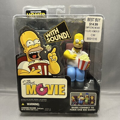 McFarlane Toys映画ザ・シンプソンズ MOVIEのフィギュアー 2007 McFarlane Toys The Simpsons Movie Mayhem Homer Action Figure
