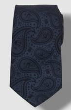 Cufflinks Inc. Men's Blue Star Wars Mandalorian The Child Paisley Tie 60 x 3