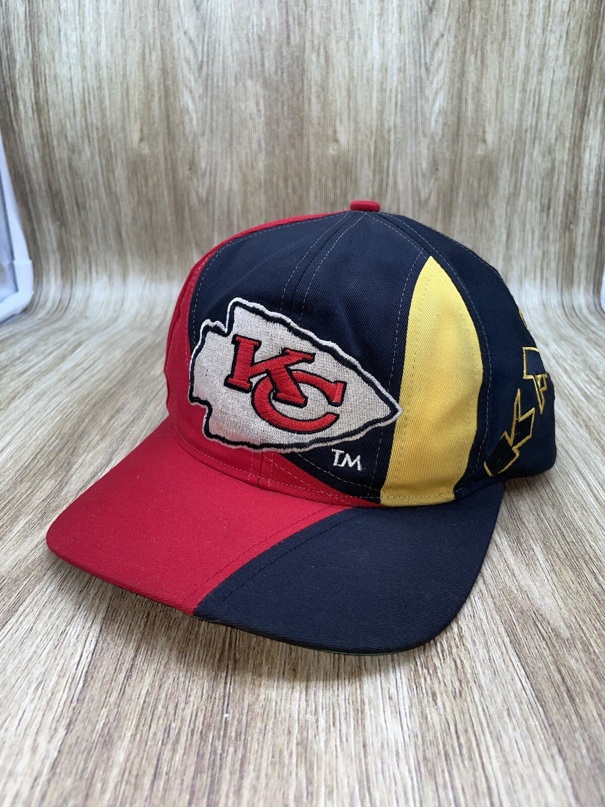 Kansas City Chiefs Rare Vintage Logo 7 Hat Snapback Preowned
