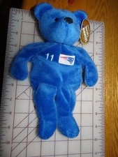 NEW N.Eng. Drew Bledsoe 11 Patriots Official Licensed NFL Salvino Bammers Bear