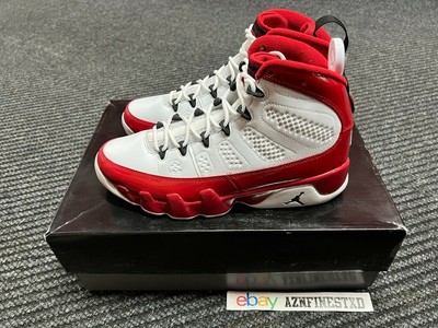 retro 9 white red