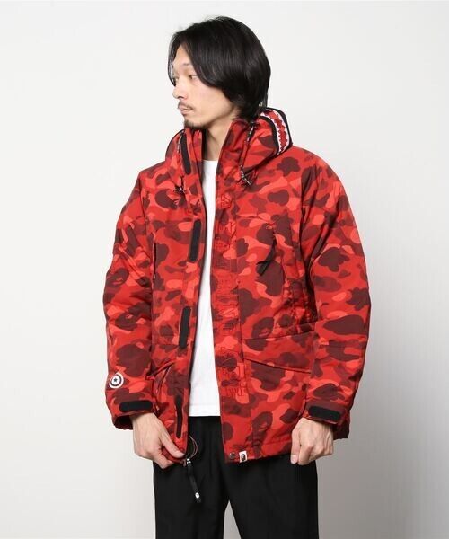 A Bathing Ape BAPE Color Camo Shark Snowboard Down Jacket A Bathing Ape BAPE Color Camo Shark Snowboard Down Jacket