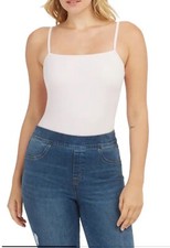 SPANX Ribbed Cami Bodysuit Ice Pink Size Large NWT 72