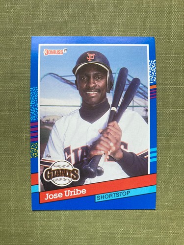 Donruss 91 Jose Uribe 375 Baseball Card READ DESCRIPTION EBay