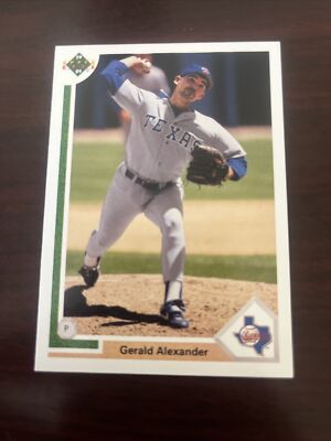 1991 Upper Deck Final Edition Gerald Alexander RC Rookie #72F Texas Rangers