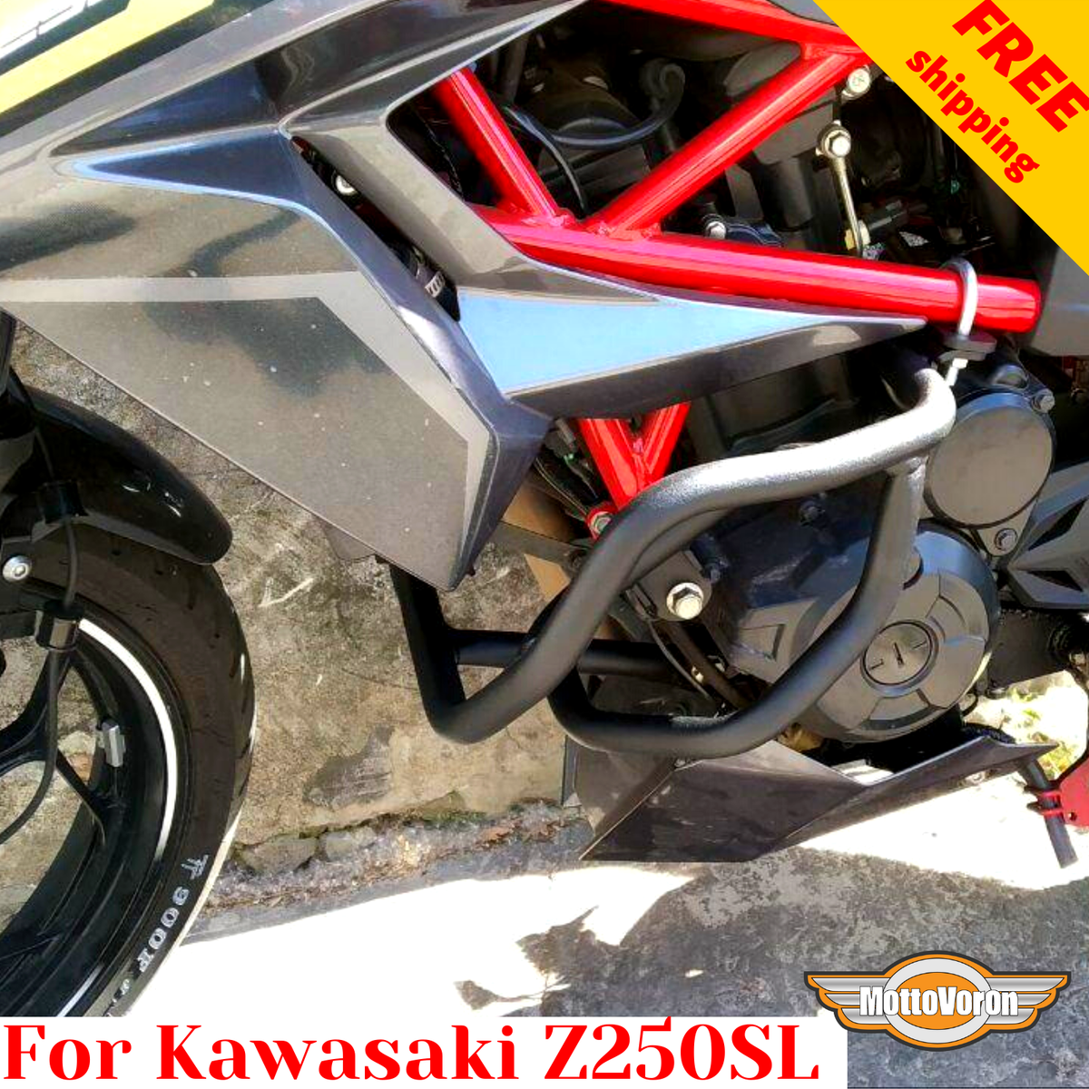 For Kawasaki Z250SL Engine guard Z250 SL Crash bars | eBay