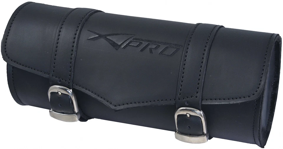 Sac A Outils Bagage Moto Custom Chopper 3 Lt. Cuir Tres Resistant noir - Photo 1/1
