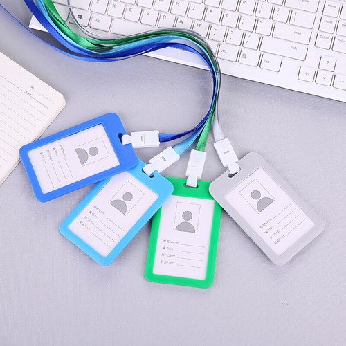 Cordones Portatarjetas de Identificación Banco Autobús Pasaporte Estuche Cubierta Portatarjetas de Crédito Correa H - Imagen 5 de 65