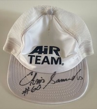 CHRIS SAMUELS #60 AUTOGRAPHED SIGNED AIR TEAM BASEBALL CAP HAT