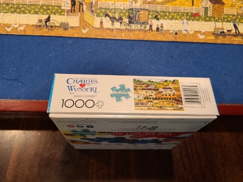 Puzzle Charles Wysocki Amish Country 1000 PC Usato Giochi Completi Buffalo - Foto 8 di 12