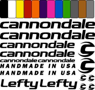 CANNONDALE aufkleber sticker fahrrad bicycle
