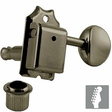 NEW Gotoh SD91-05M 6 in-line Vintage Style for Fender Strat Tele - COSMO BLACK