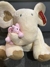 Toys R Us Animal 15" Alley Large Soft Elephant Plush Stuffed Animal Pink ToysRus