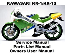 KAWASAKI KR-1 KR1S 250 Owner Workshop Service Repair Parts User Manual PDF files
