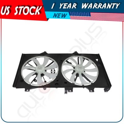 Radiator Condenser Fan Assembly For 2012 2013 2014 2015 2016 2017 Toyota Camry