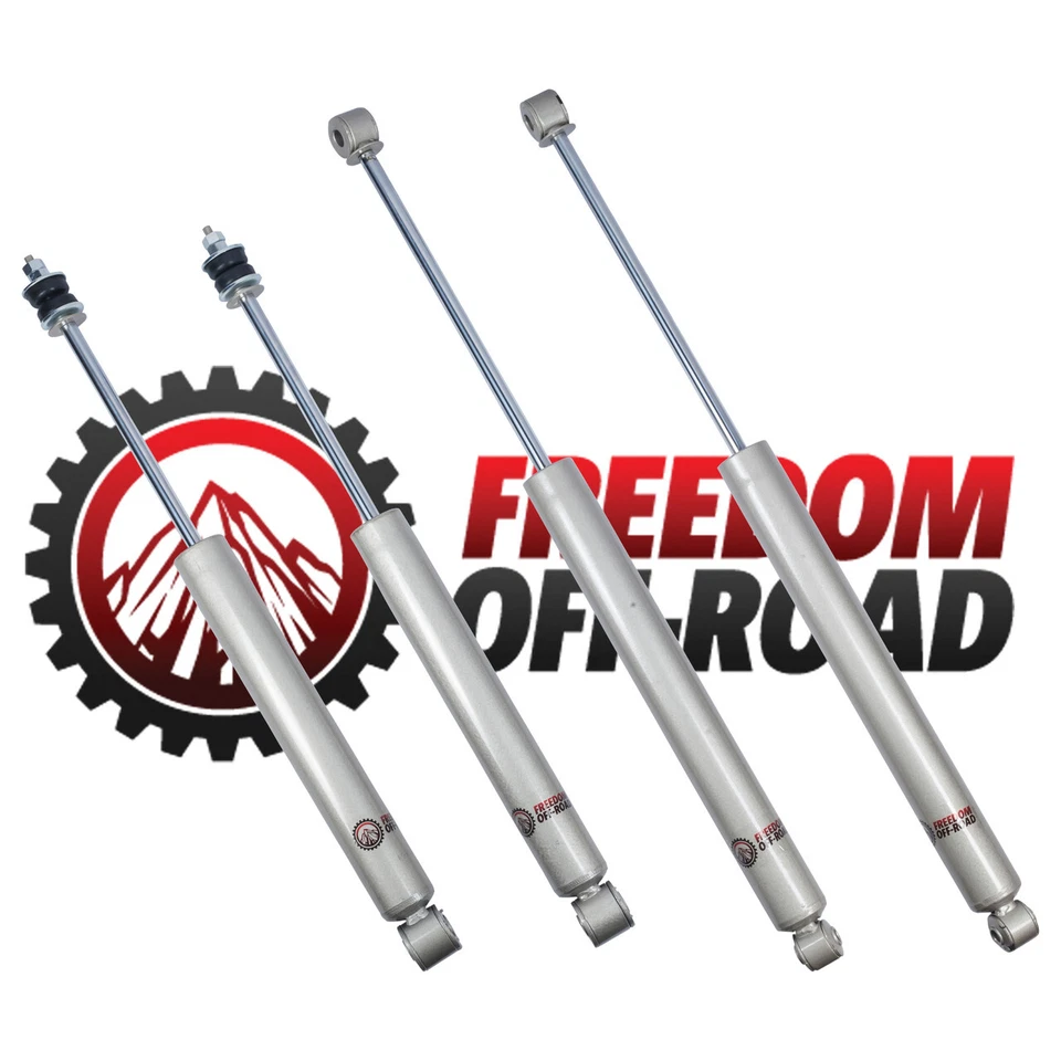 Extended Nitro Shocks for 2-4” Lift Fit 05-16 Ford F250/F350 4WD Freedom Offroad - Image 1 of 1